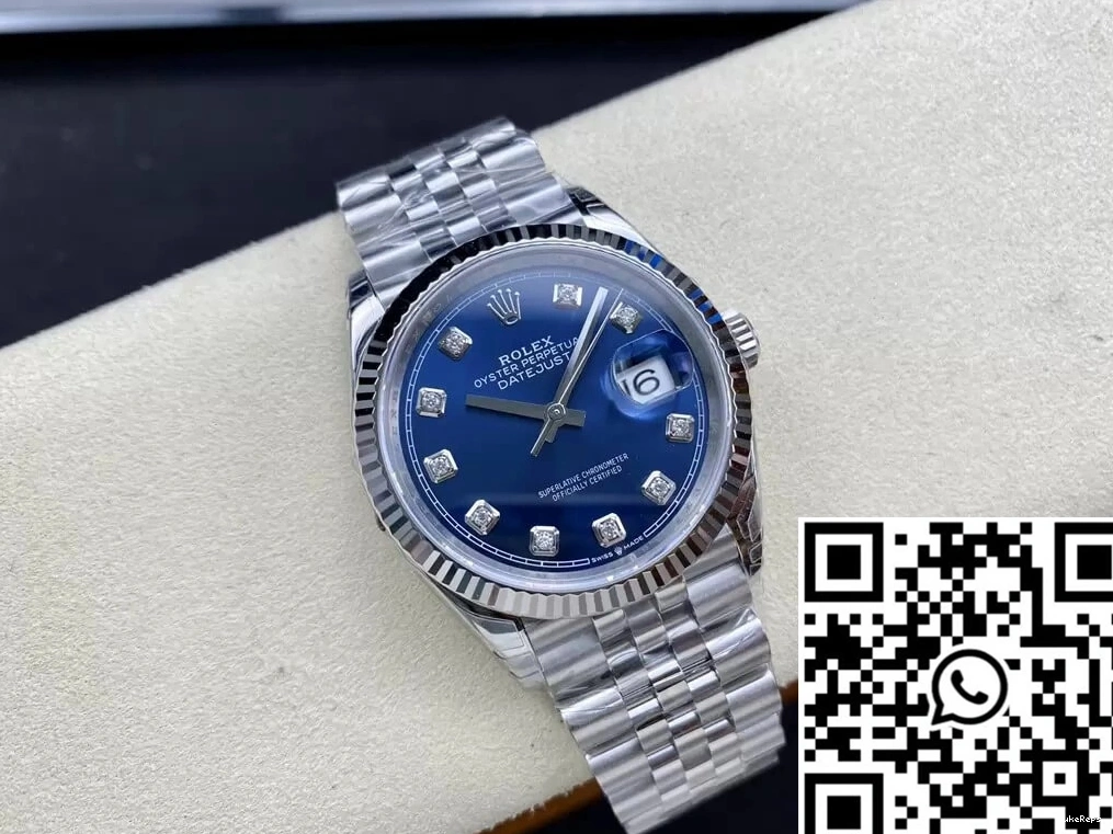 36MM Steel Stainless Rolex VS Factory Datejust M126234-0037 1124